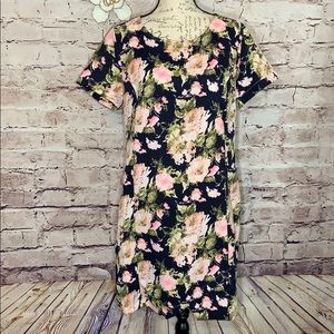 Le Lis floral shift dress